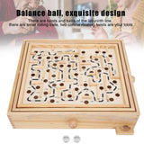 Yosoo Wooden Maze Ball Large, Wooden Labyrinth Maze Game Educational Games Puzzle Toy Table Tilting Balance Board with for Dementia Adults Children Large Marbles Company Junior Yosoo