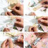 UPTTHOW Clear Plastic Dome Lip Balm Money Holder Craft Waterproof Rectangle Chapstick Money Cash Pounches Gift with Adhesive Back Card Making-50Packs UPTTHOW