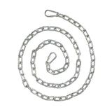 Merax Cozy Swing Egg Chair with Cushions 330lbs for Patio, Bedroom, Garden and Balcony,Hanging Chair with 8ft Chain,White+Blue Merax