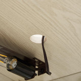 Lighted Corner Display Curio Cabinet Wooden Shelving Unit with Tempered Glass Door, Bar and Liquor Storage Area with 4 Shelves, Wine Cabinet CQSXDA