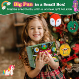 Alotwan Kids Wood Painting Kit Glow in The Dark - Arts and Crafts for Kids Ages 5-12, Easter Crafts Gifts for Girls Boys Birthday, Art Supplies for 5 6 7 8 9 10 11 12 Year Old Alotwan