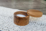 Lipper International Acacia Wood Salt or Spice Box with Swivel Cover, 3-1/2" x 2-1/2" Lipper International