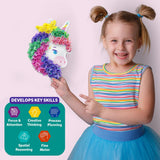 Skillmatics Poke-in Art - Magical Unicorn Dream Decor, Mess-Free Fun for Kids, DIY Wood Craft Kits, Creative Activity, Gifts for Ages 4, 5, 6, 7, 8, 9 Skillmatics