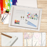 Lxmsja Tulips Paint by Numbers Kit for Adults, Acrylic Beauty Nature Paint by Numbers for Adults Beginner, DIY Craft Supplies Oil Painting Kits for Home Wall Decor 16x12 inch (Framed) Lxmsja