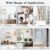 SUNLEI Bathroom Medicine Cabinet with Mirror, Wood Medicine Cabinet with Adjustable Shelf, Mirrored Door Over The Toilet Storage, Bathroom Wall Mirror Cabinet, Black SUNLEI