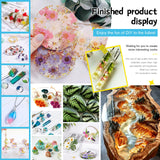 Clear Epoxy Resin, Bubble Free, Table Top, Art, Craft, Jewelry Casting, DIY, Tumblers & Wood, Food Safe, Heat & UV Resistant - 2 Part Resin Kit (16 Ounces) Crisbaiyart