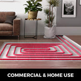 VEVOR Oxygen-Barrier PEX Tubing 300Ft Red 1/2 Inch Radiant Floor PEX Pipe Radiant Heat Floor Heating Plumbing Cold and Hot Water Tubing VEVOR