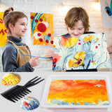 Ci Vetch Water Marbling Paint Kit for Kids, Arts & Crafts, Non-Toxic, Age 3-12, Includes 6 Colors, 10 Sheets, Tools, 12 Shells, 2 Display Boxes Ci Vetch