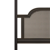 Hillsdale Melanie Wood and Metal Queen Canopy Bed with Low Footboard, Oiled Bronze Hillsdale