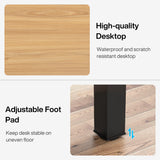 Tribesigns 78.7 Inches Extra Long Computer Desk 2 Person Desk, Double Long Desk, Workstaion for Home Office Tribesigns