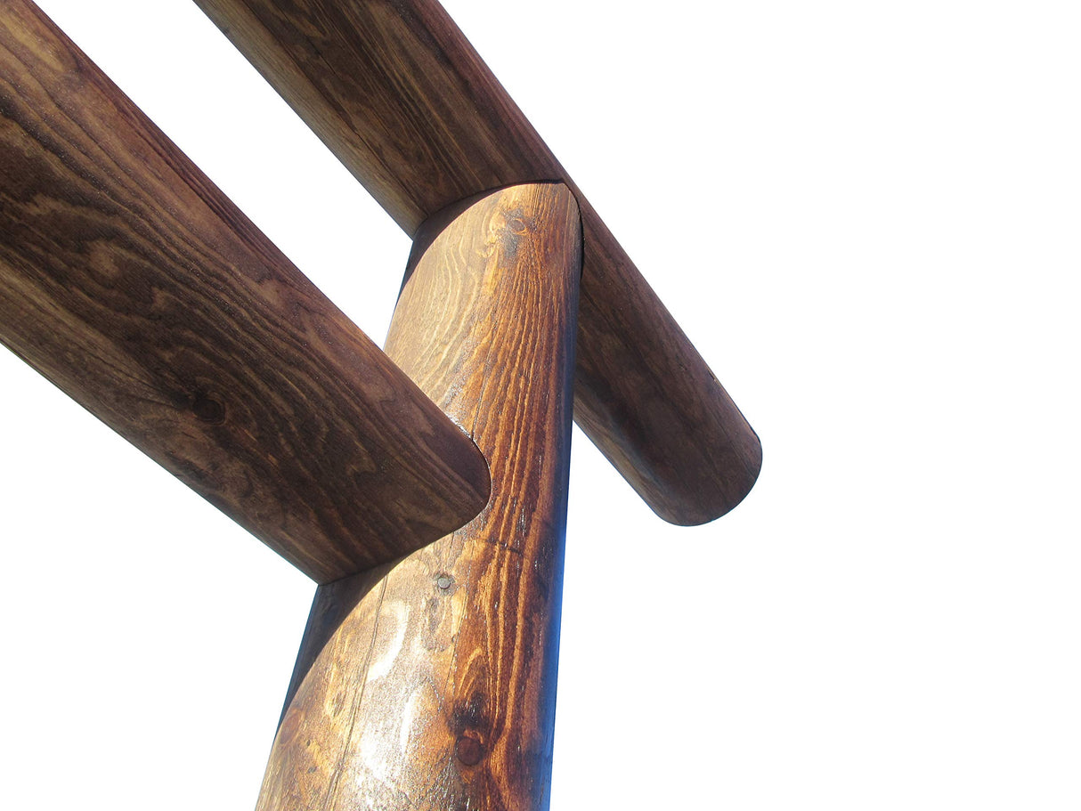 SamsGazebos Japanese Shinmei Style Wooden Torii Garden Gate 8 ft SamsGazebos