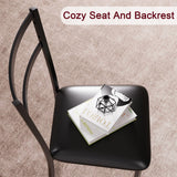 GAOMON Dining Table Set for 2, Kitchen Table and Chairs for 2 with Upholstered Chairs, 3 Piece Dining Room Table Set, Round Kitchen Table Set for GAOMON