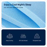 Avenco Twin Mattress, 10 Inch Twin Bed Mattress in a Box, Gel Memory Foam Mattresses for Cooling Night Sleep & Pressure Relief, Colchones Fiberglass Free CertiPUR-US Certified Avenco