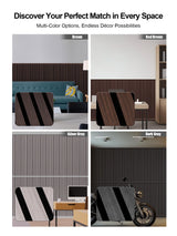 Woven Sound Wood Panels for Wall, Functionality and Durability, Enhanced Acoustic & Sound Proof Fluted Design, Versatile Wood Slat Wall Decor for Home & Office, 2 Pack Walnut, 47.2x23.6 Inch WoveN SounD