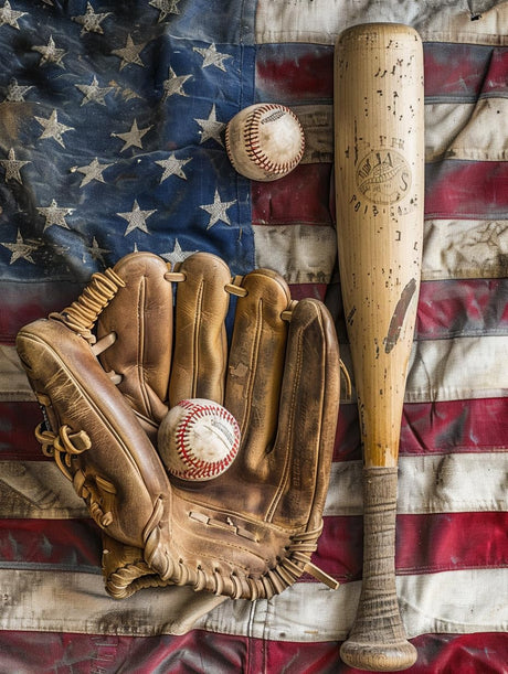 YOUSHIHA American Flag Baseball Diamond Painting Kits for Adults,DIY 5D LMType Diamond Art Full Drill for Adult,for Beginner Home Wall Decor Gift 8x12 Inch YOUSHIHA