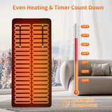 Infrared Sauna Blanket, Portable Far Infrared Sauna Bag Heated for Home, Personal Saunas Blanket for Detox Relaxation, 113-176℉, 20-60 Minutes Timer, 6 Ft x 2.65 Ft Hervimo