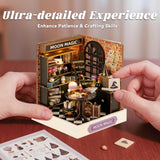 Flever Dollhouse Miniature DIY House Kit Creative Room with Furniture for Romantic Artwork Gift (Moon Magic) Flever
