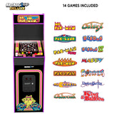 ARCADE1UP Ms. PACMAN Deluxe Black Variant Arcade Machine, built for your home, with 5-foot tall full-size stand-up cabinet, 14 classic games, and 17-inch screen ARCADE1UP