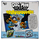 University Games, Dog Man and Cat Kid 100-piece Puzzle. 14 inch by 19 inch Puzzle of Dav Pilkey’s Crime Fighting Duo Contains 100 Pieces for challenging Fun. Ages 6 and up. University Games
