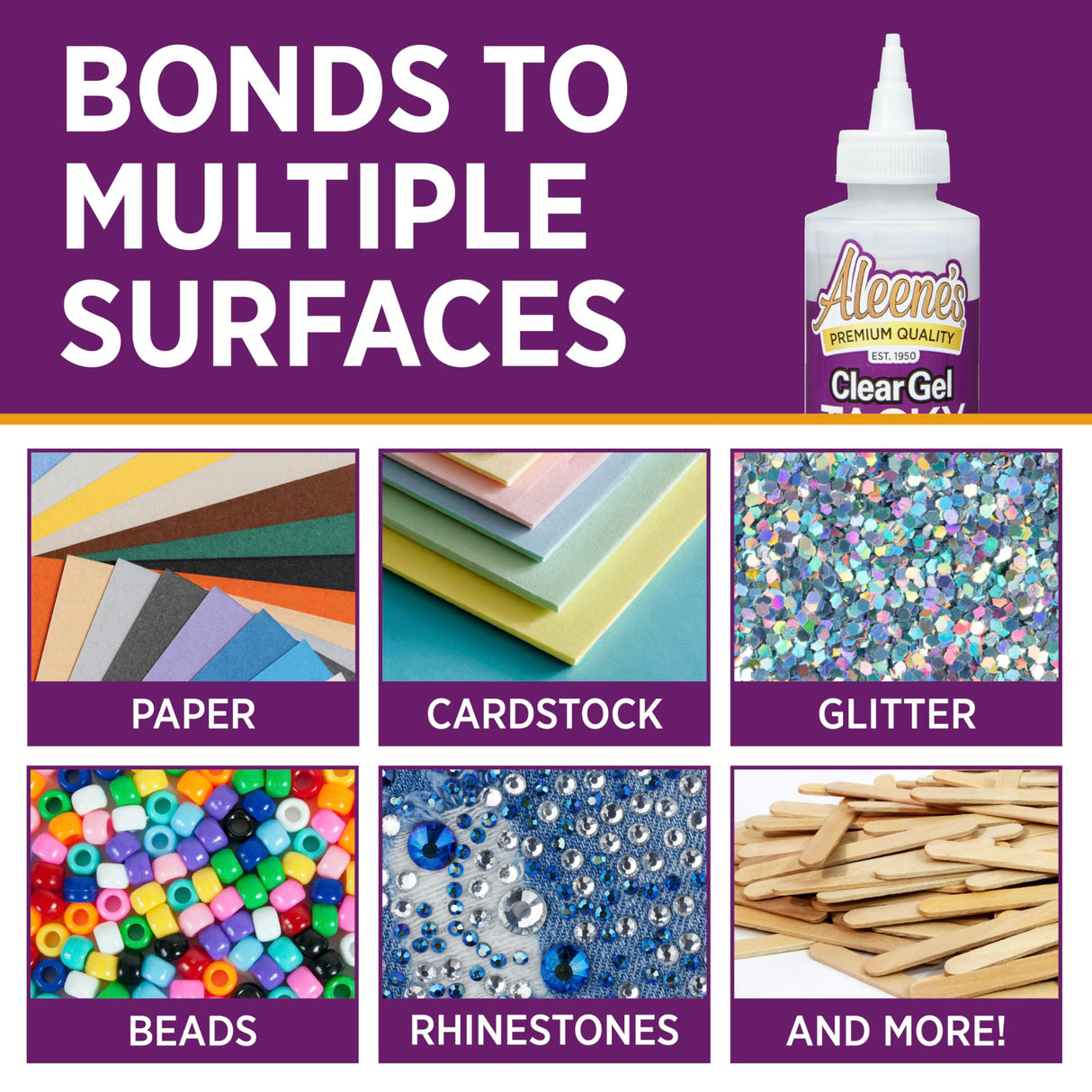 Aleene's Clear Gel Tacky Glue 4oz Aleene's