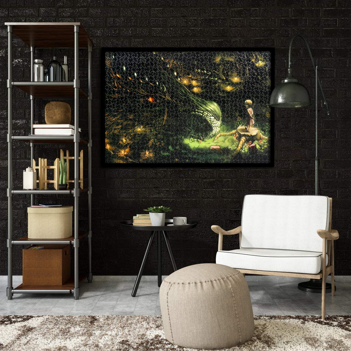 Ingooood- Jigsaw Puzzle 1000 Pieces- Fantasy Series- Anime Dragon_ IG-0443 Entertainment Wooden Puzzles Toys Ingooood