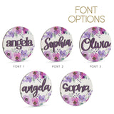 Personalized Round Wooden 3D Name Sign for Nursery Wall Decor, 5 Sizes, 5 Fonts Options, 3D Custom Round Nursery Name Sign, Personalized Baby Name Amazing Items