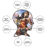 AQUARIUS - DC Comics 500 Piece Jigsaw Puzzles | Set of 3 Puzzles AQUARIUS