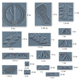 Lord Of Maps Fantasy Map-Making Stamp Kit – 16-Piece Rubber Stamp Set for TTRPG, World Building, Battle Maps, Jounaling, Arts & Crafts - Mountains, Hills, Volcano, Lake, Compass Rose LORD OF MAPS