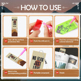 INCOK Christian Diamond Art Bookmarks - 6 Pcs DIY Bible Verse Diamond Painting Bookmarks with Mountains Rivers Pattern Religious Gem Art Craft Inspirational Gift for Reading Lovers Beginners INCOK