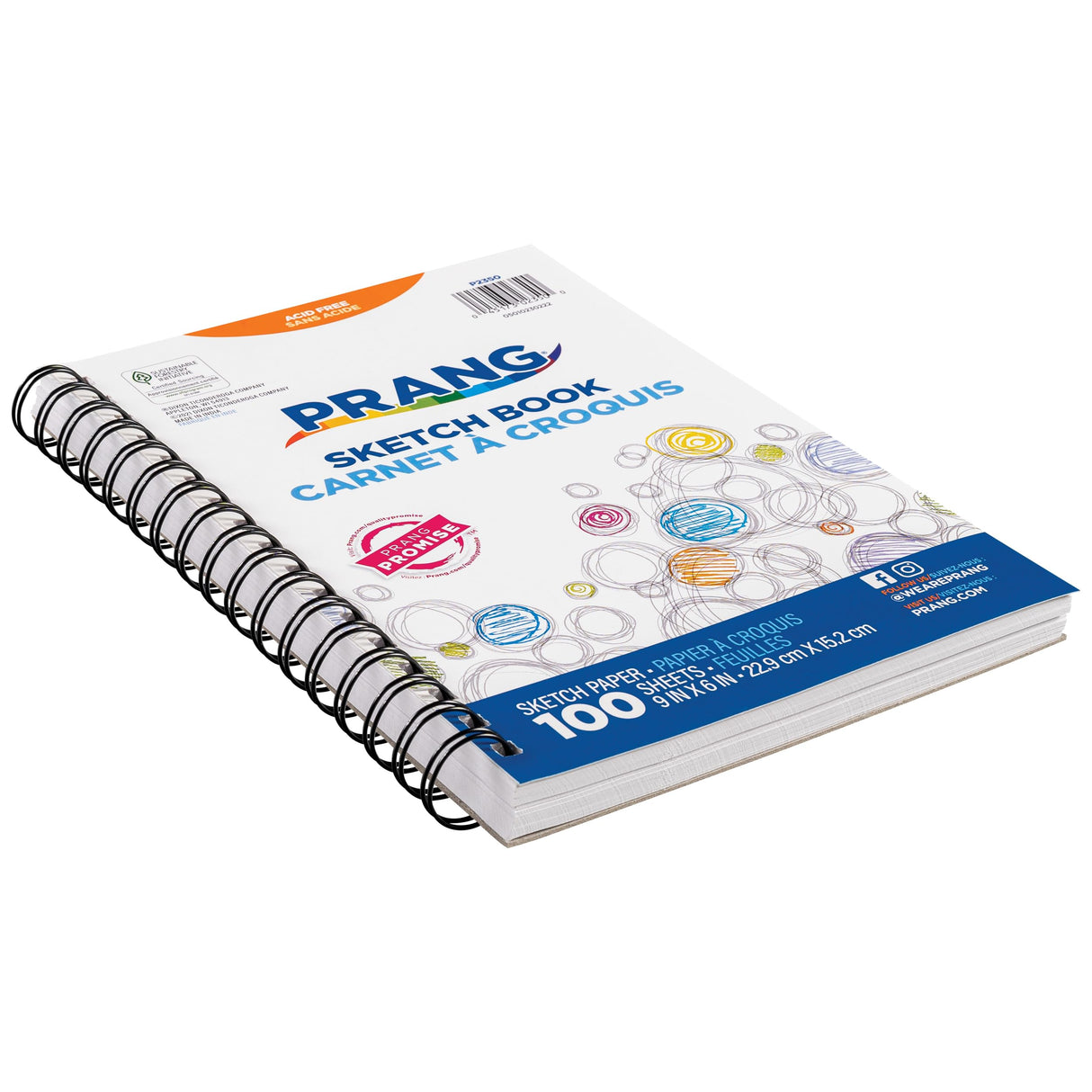 Art Street Mixed Media Journal, Heavyweight, 8-1/2" x 5-1/2", 80 Sheets Art Street