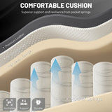 Massage Office Chair with Foot Rest,3D Kneading & Heat Executive Office Chairs,Big and Tall Leather Office Chair 500LBS,Ergonomic Desk Chair for Heavy People,Recliner with Dual-Use Pillow,Black BLISNEST