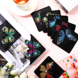 Ireer 12 Pcs Diamond Painting Corner Bookmark Kits 5D DIY Page Book Marks Diamond Art Crafts Bookmarks for Adults Women Graduation Birthday Supplies(Butterfly) Ireer
