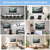 Ginchain Art Acoustic Panels Soundproof Wall Panels, 48 X 32Inches acoustic panels sound absorbing, Decorative Acoustical Wall Panels, sound panels noise reducing for Home & Office(Misty Forest) Ginchain