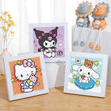 Sretoul 4 Pack Cartoon Diamond Art Kits for Kids - Kid Diamond Art Painting Kit Cartoon, Cute Gem Arts for Kids Ages 4 6 8 12, DIY Crystal Gem Kits for Children Girls Boys Gifts (6x6 inch) Sretoul