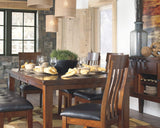 Signature Design by Ashley Ralene Traditional Dining Room Extension Table, Medium Brown Signature Design by Ashley