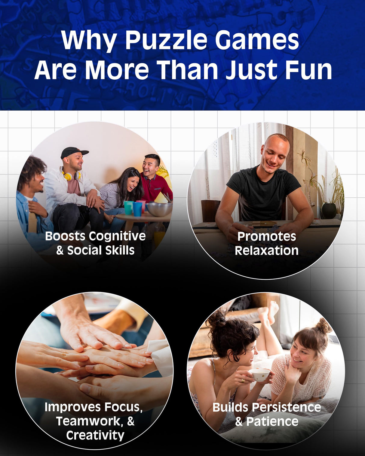 USA License Plate Map 1000 Piece Jigsaw Puzzle in the Shape of the US - 31 inches long - Cool Wall Art TDC Games