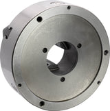 CME 10" 3-Jaw Self-Centering (Scroll) Lathe Chuck, Plain (Flat) Back, Two-Piece Reversible Jaws CME Tools