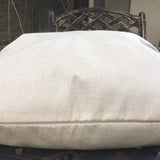 16 X 16 Inch 4 PCS Beige Sublimation Blanks Linen Throw Pillow Case Cushion Cover Pillowcase Shams for Sofa Vinyl Projects DIY Personalized Heat Press Printing NO Pillow Insert Decorative Square FUKiss