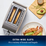 Oster 2-Slice Toaster with Extra Wide Slots, Stainless Steel Oster