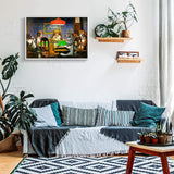 500 Pieces Jigsaw Puzzles for Adults Wooden Jigsaw Puzzle 500 Piece Adult Puzzle Children, Dogs Playing Poker Puzzles DIY Home Decor Wall Art Game Toy Gift for Family Dad Mom Wife Friends, 20.5x15In najiaxiaowu