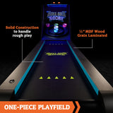 Hall of Games 108" Roll and Score with LED Lights and Electronic Scorer, Black/Blue, 9 Foot Hall of Games