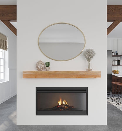 DOGBERRY Weathered Beam 48 in. Maple Mantel