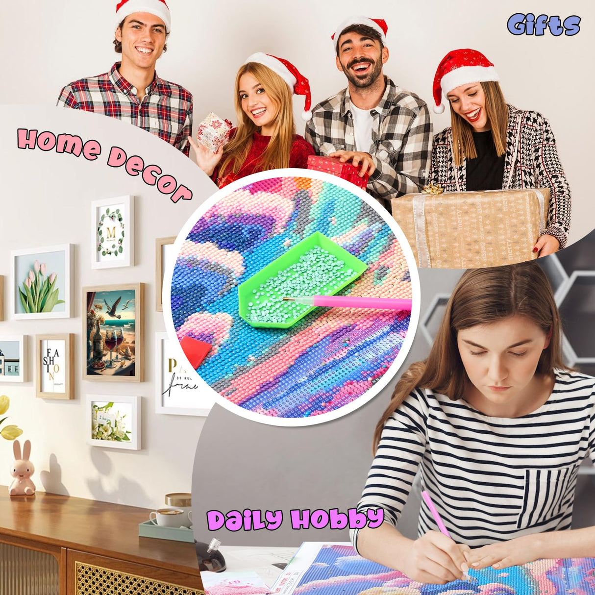 QAZWSX Wine Diamond Painting Kits for Adults, 5D DIY Diamond Art Kits Full Drill Diamond Dots for Gift Wall Decor Gem Arts 12x16inch QAZWSX