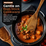 Natural Teak Wooden Kitchen Utensil Set, Handmade Wooden Utensils for Cooking, Premium Wooden Spoon and Spatula Set for Any Kitchen SPATUAMZ