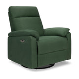 DaVinci Suzy Power Recliner - Swivel Nursery Glider w/USB Port Electric Recliner Chairs for Adults - GREENGUARD Gold Certified - 270° Reclining Rocking Chair for Nursery & Living Room - Pine Green DaVinci