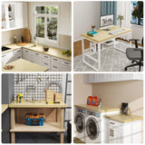 ROOMTEC Butcher Block CounterTop, Birch Solid Wood Countertop for DIY, Kitchen Countertop, Washer Dryer Counter Top, 36"L x 25"W x 1.5" Thick ROOMTEC