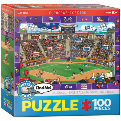 Baseball - Spot and Find 100-Piece Puzzle, Star
