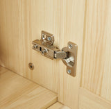 Sophshelter Rattan Armoire Wardrobe Closet: Closet Cabinet with 4 Doors 4 Drawers 2 Hanging Rods Shelves for Bedroom Closet Organizers and Storage with 2 Mirror 62.99''W x 18.9''D x 70.86''H Sophshelter