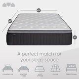 Milliard Queen Mattress, 14 Inch Hybrid Mattress in a Box with Premium Memory Foam and Quilted Pillow Top - Medium Firm, Cool Night Sleep and Full Body Support & Pressure Relief, CertiPUR-US Certified Milliard