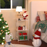 POXAKA 3-Tier Bamboo Ladder Shelf – Versatile Open Shelving for Any Room POXAKA